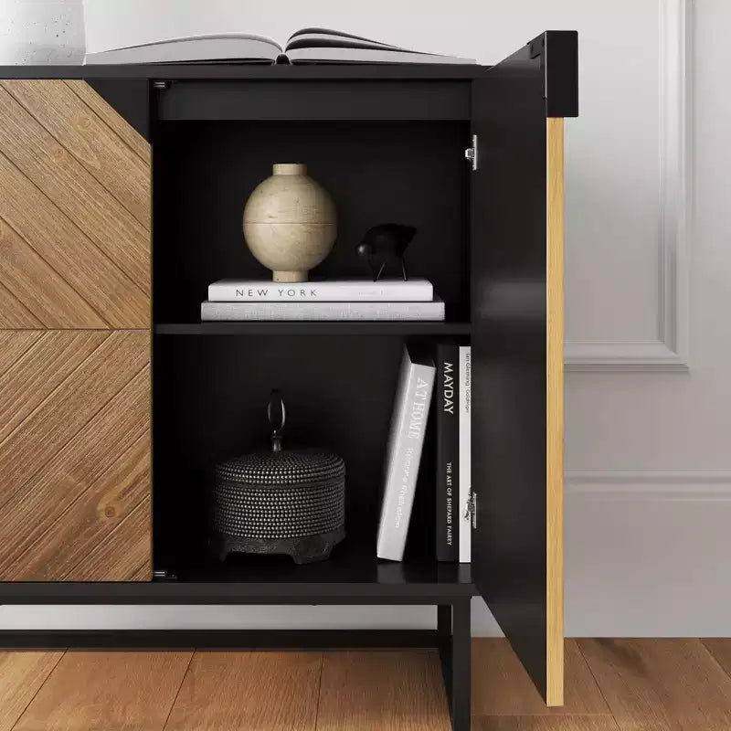 Meuble de rangement 2 portes Enloe Wood - Nathan James
