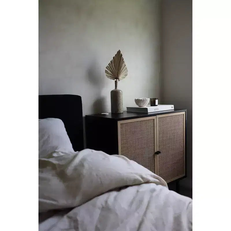 Meuble de rangement Kova en bois et rotin - Nathan James