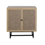 Meuble de rangement Kova en bois et rotin - Nathan James