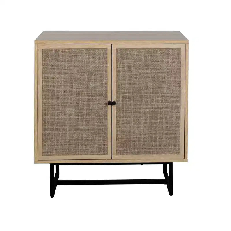 Meuble de rangement Kova en bois et rotin - Nathan James