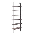 85 Theo 6 Tier Étagère bibliothèque murale en bois - Nathan James