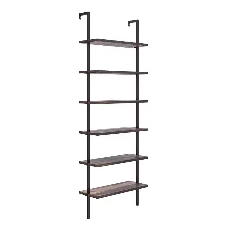 85 Theo 6 Tier Étagère bibliothèque murale en bois - Nathan James