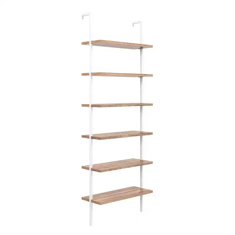 85 Theo 6 Tier Étagère bibliothèque murale en bois - Nathan James