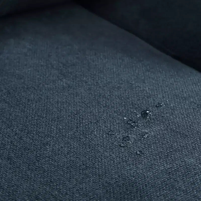 Causeuse en tissu imperméable avec port de chargement USB et 2 coussins - ModernLuxe