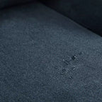 Causeuse en tissu imperméable avec port de chargement USB et 2 coussins - ModernLuxe