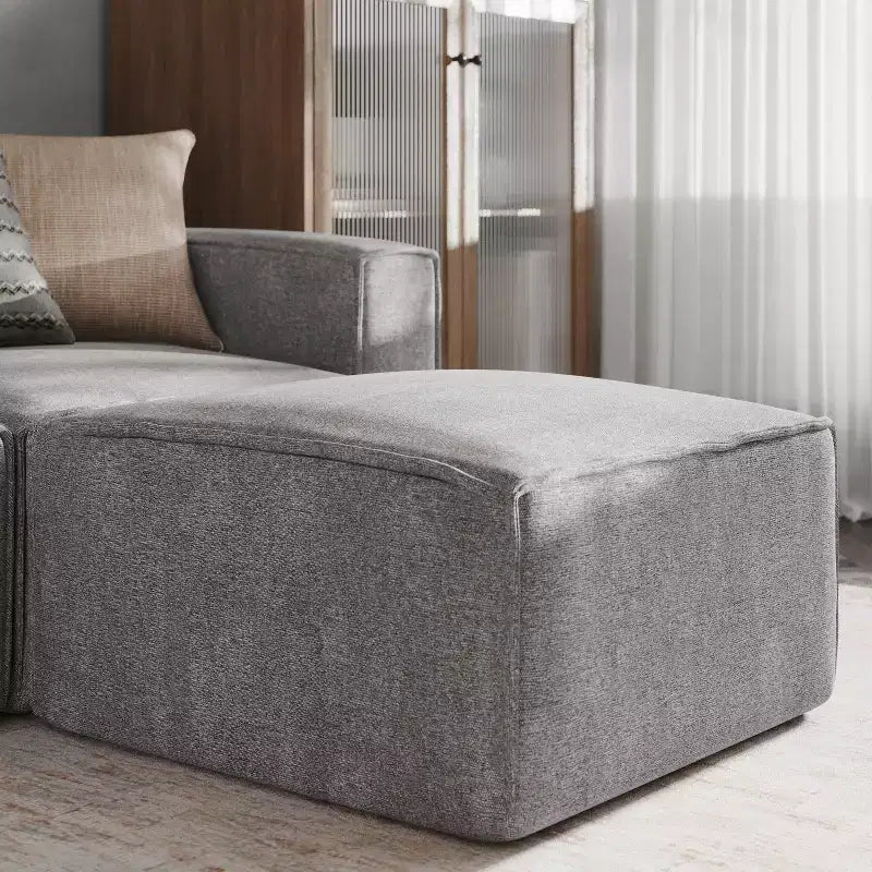 Repose-pieds ottoman modulaire Emma et Oliver
