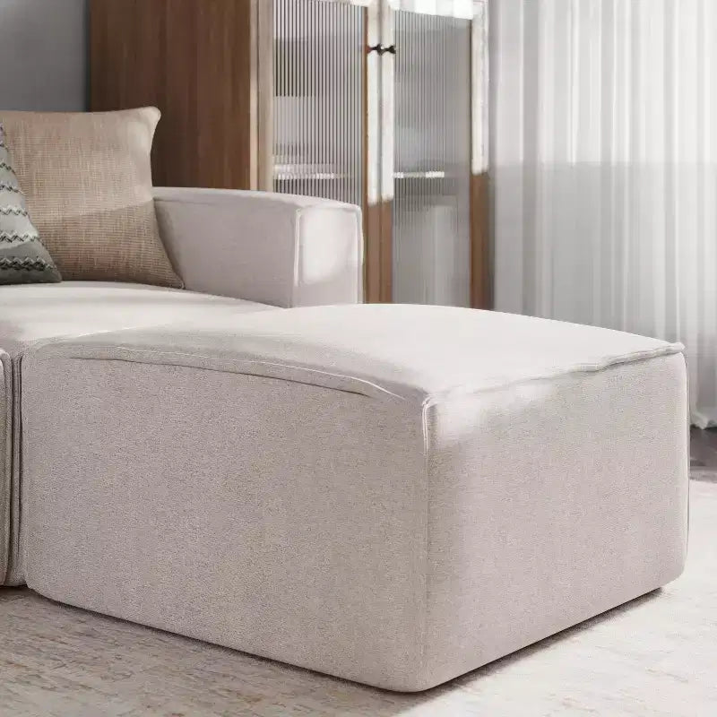Repose-pieds ottoman modulaire Emma et Oliver