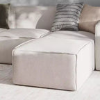 Repose-pieds ottoman modulaire Emma et Oliver