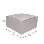 Repose-pieds ottoman modulaire Emma et Oliver