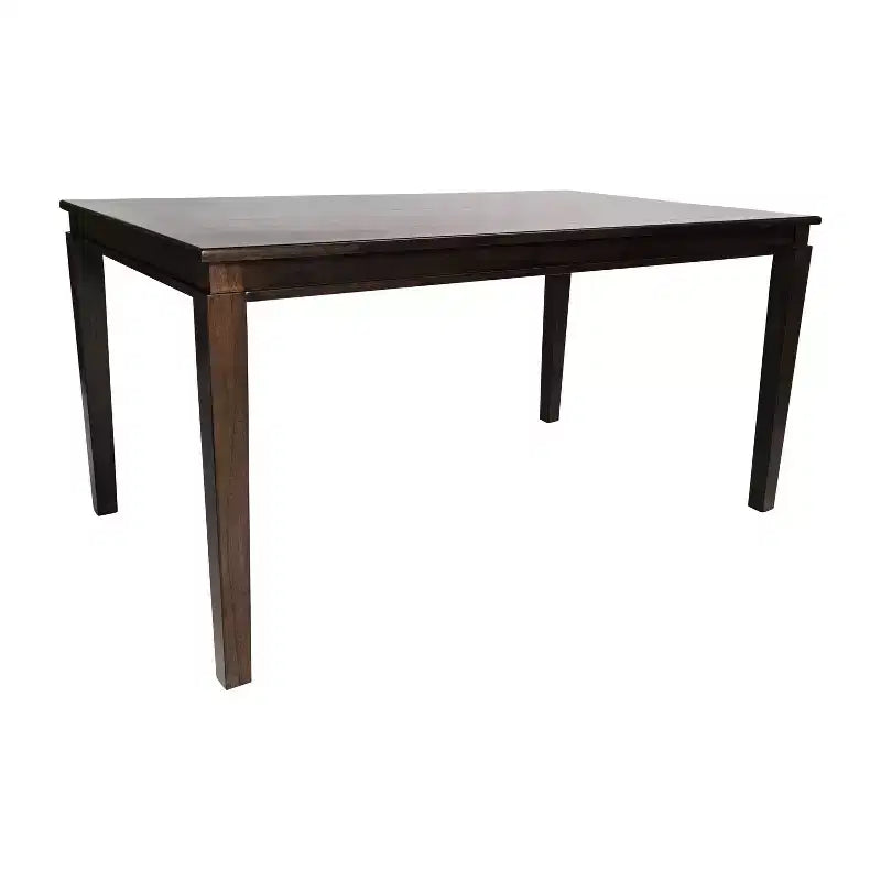 Table de salle à manger Flash Furniture Henry en bois massif, table rectangulaire en bois robuste de qualité commerciale pour 6 personnes