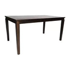 Table de salle à manger Flash Furniture Henry en bois massif, table rectangulaire en bois robuste de qualité commerciale pour 6 personnes