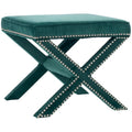 SAFAVIEH Shavonne Ottoman banc en X