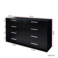 Commode double à 8 tiroirs, peu encombrante