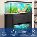 Meuble Support d'Aquarium Moasis 40-50 Gallons avec Prises de Courant