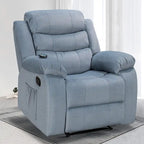 Fauteuil inclinable moelleux avec fonctions massage et chaleur