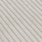 Grand canapé modulaire sectionnel en velours côtelé, en forme de U, 4 places avec 2 poufs et 5 oreillers
