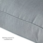 Ensemble de deux coussins d'extérieur haut de gamme Sunbrella pour assise profonde