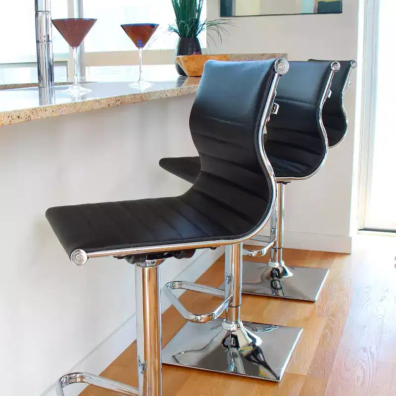 Tabouret de bar rectangulaire réglable 25-32 - LumiSource