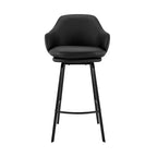 Tabouret de bar en métal et similicuir réglable Brooklyn - Armen Living