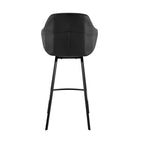 Tabouret de bar en métal et similicuir réglable Brooklyn - Armen Living