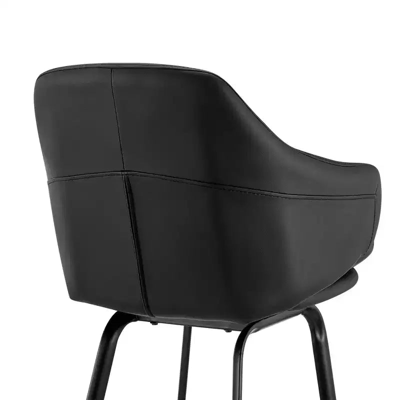 Tabouret de bar en métal et similicuir réglable Brooklyn - Armen Living