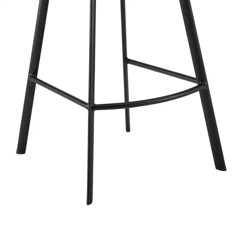 Tabouret de bar en métal et similicuir réglable Brooklyn - Armen Living