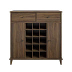RealRooms Wexford Bar Cabinet, Walnut