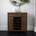 Meuble bar RealRooms Wexford, Noyer