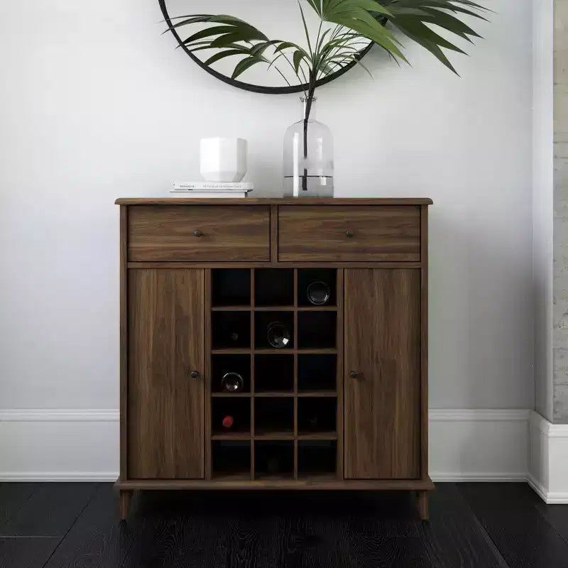 Meuble bar RealRooms Wexford, Noyer
