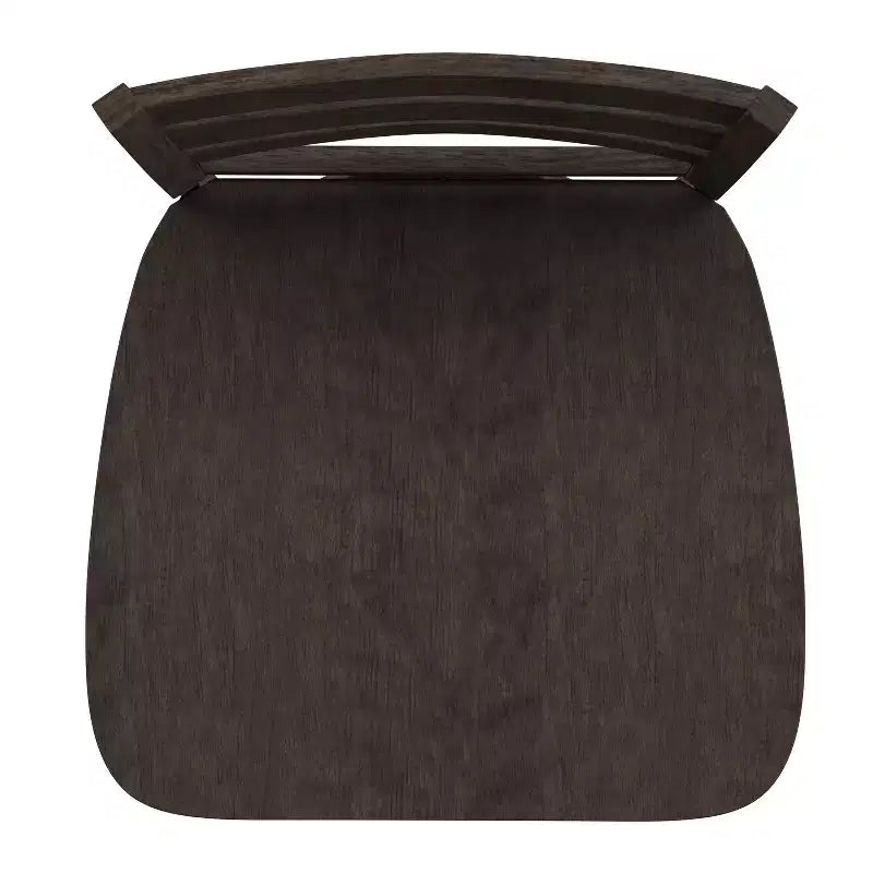 Tabouret de bar pivotant Flash Furniture Liesel en bois massif avec dossier en échelle, de qualité commerciale, hauteur de bar