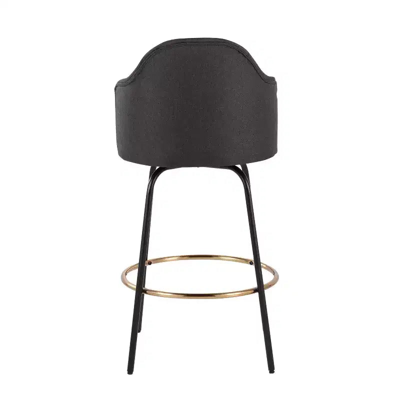 Lot de 2 tabourets de bar à hauteur de comptoir Ahoy en polyester/métal – LumiSource