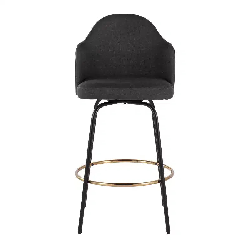 Lot de 2 tabourets de bar à hauteur de comptoir Ahoy en polyester/métal – LumiSource