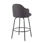 Lot de 2 tabourets de bar à hauteur de comptoir Ahoy en polyester/métal – LumiSource