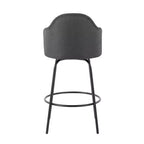 Lot de 2 tabourets de bar à hauteur de comptoir Ahoy en polyester/métal – LumiSource