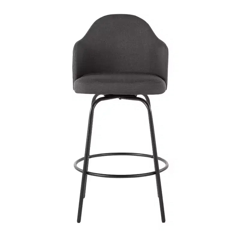 Lot de 2 tabourets de bar à hauteur de comptoir Ahoy en polyester/métal – LumiSource
