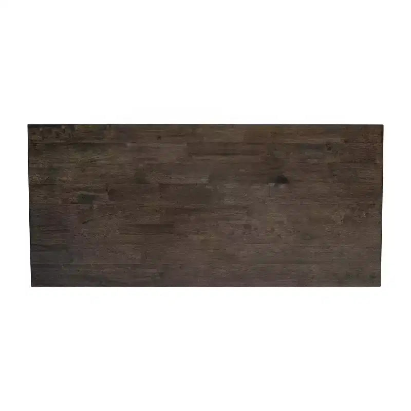 Table basse en bois massif style fermier Jasper de Flash Furniture avec accents entrecroisés traditionnels