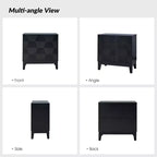 Meuble d'appoint Lucinda 76 cm de hauteur avec 2 portes et étagères réglables | HULALA HOME