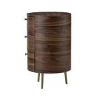 Meuble de rangement de bout de canapé Maddalena 26'' de haut avec 3 tiroirs | KARAT HOME