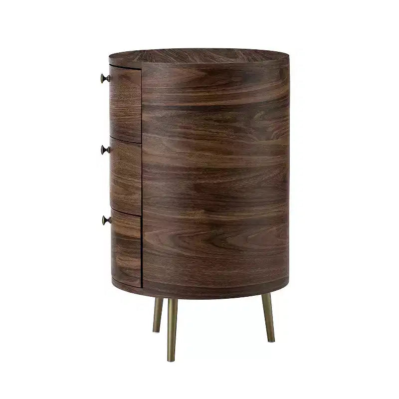 Meuble de rangement de bout de canapé Maddalena 26'' de haut avec 3 tiroirs | KARAT HOME