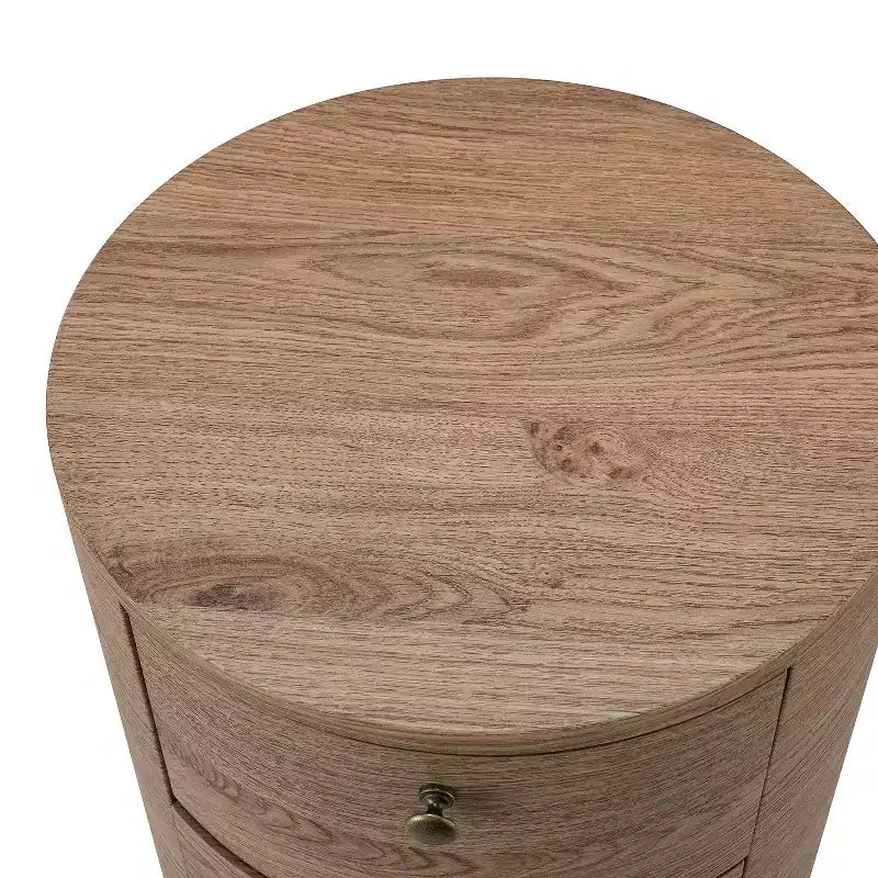 Meuble de rangement de bout de canapé Maddalena 26'' de haut avec 3 tiroirs | KARAT HOME