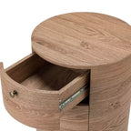 Meuble de rangement de bout de canapé Maddalena 26'' de haut avec 3 tiroirs | KARAT HOME