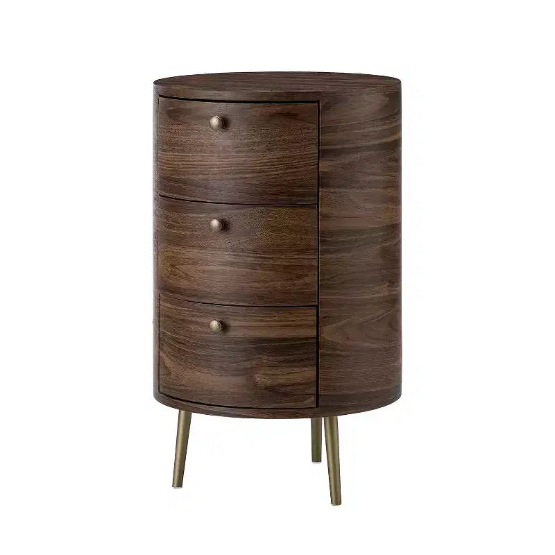 Meuble de rangement de bout de canapé Maddalena 26'' de haut avec 3 tiroirs | KARAT HOME