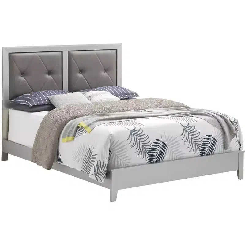 Lit capitonné Queen Primo Passion Furniture