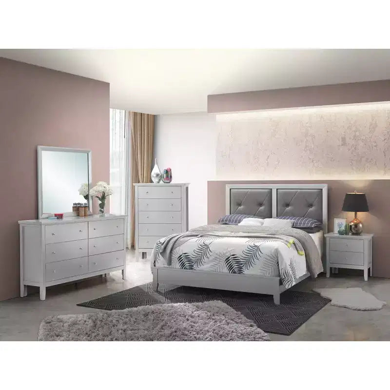Lit capitonné Queen Primo Passion Furniture