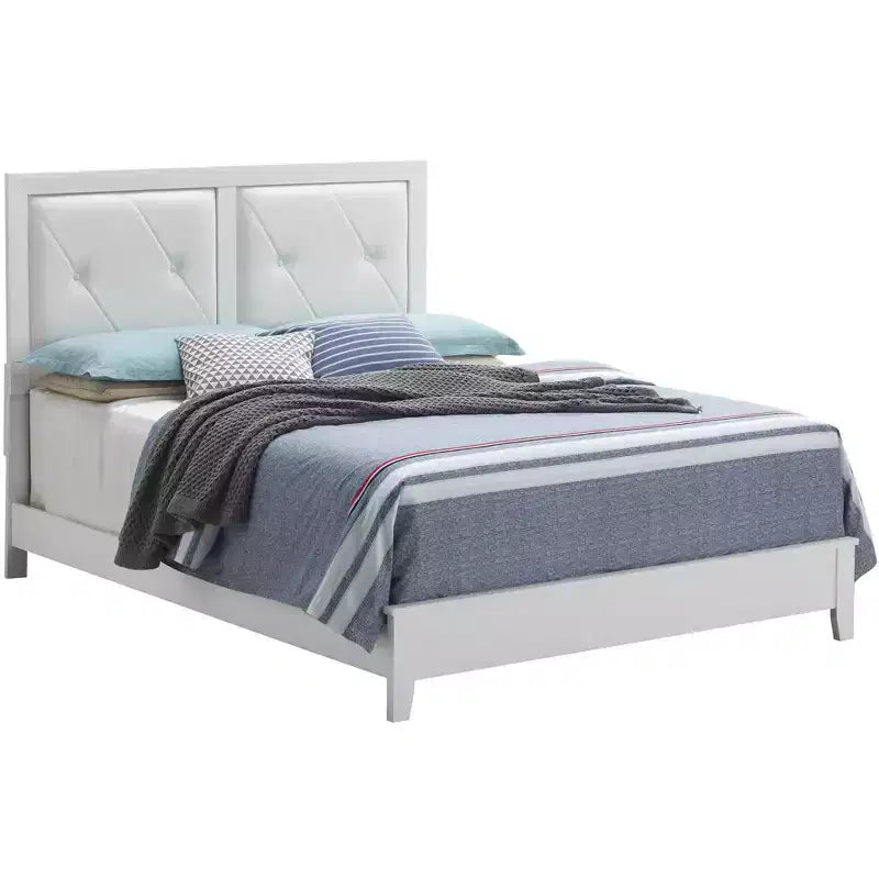 Lit capitonné Queen Primo Passion Furniture