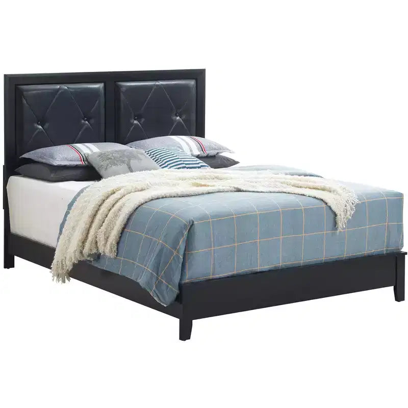 Lit capitonné Queen Primo Passion Furniture