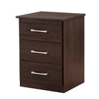 Table de chevet Passion Furniture Boston à 3 tiroirs (61 cm H x 46 cm L x 41 cm P)
