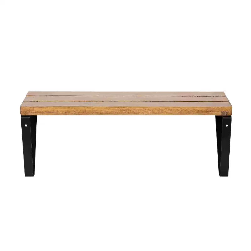 Étagère murale rectangulaire en bois Kate and Laurel Samuels, 24x8x8, Marron rustique