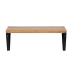 Étagère murale rectangulaire en bois Kate and Laurel Samuels, 24x8x8, Marron rustique
