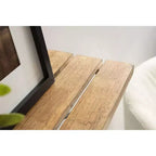 Étagère murale rectangulaire en bois Kate and Laurel Samuels, 24x8x8, Marron rustique